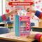 4E's Novelty Valentine Vending Machine Box with 25 Valentine Cards for Kid, Red and Pink Valentines Boxes for Kids Classroom, Valentines Gift Boxes for Kids In Classroom Exchange Party Favors and Fun